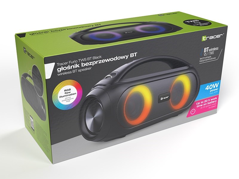 Altoparlant Bluetooth Tracer TRAGLO46920 Furio TWS 40 W