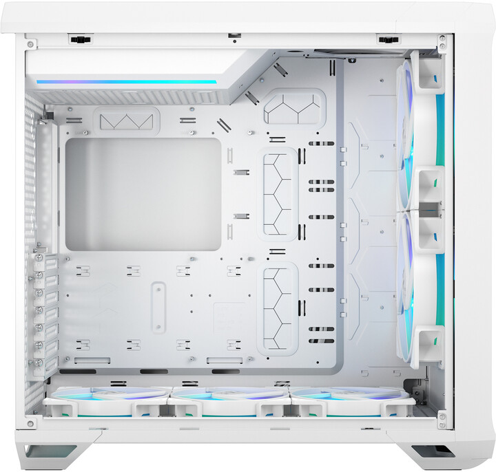 Kasë kompjuteri Fractal Design Torrent White RGB TG Clear Tint