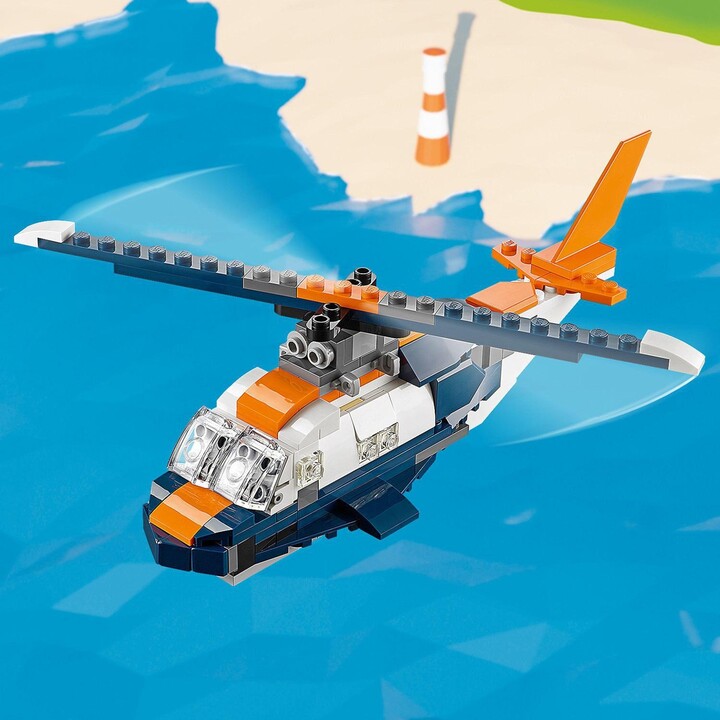 Set LEGO® Creator 3in1 31126 Supersonic jet, 215 pjesë