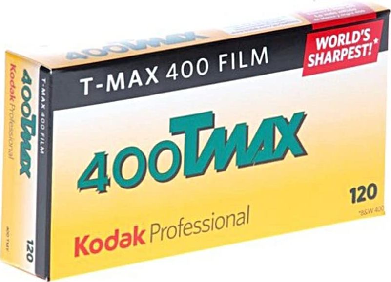 Film fotografik Kodak TMAX 400 120, bardh e zi, set 5 copë