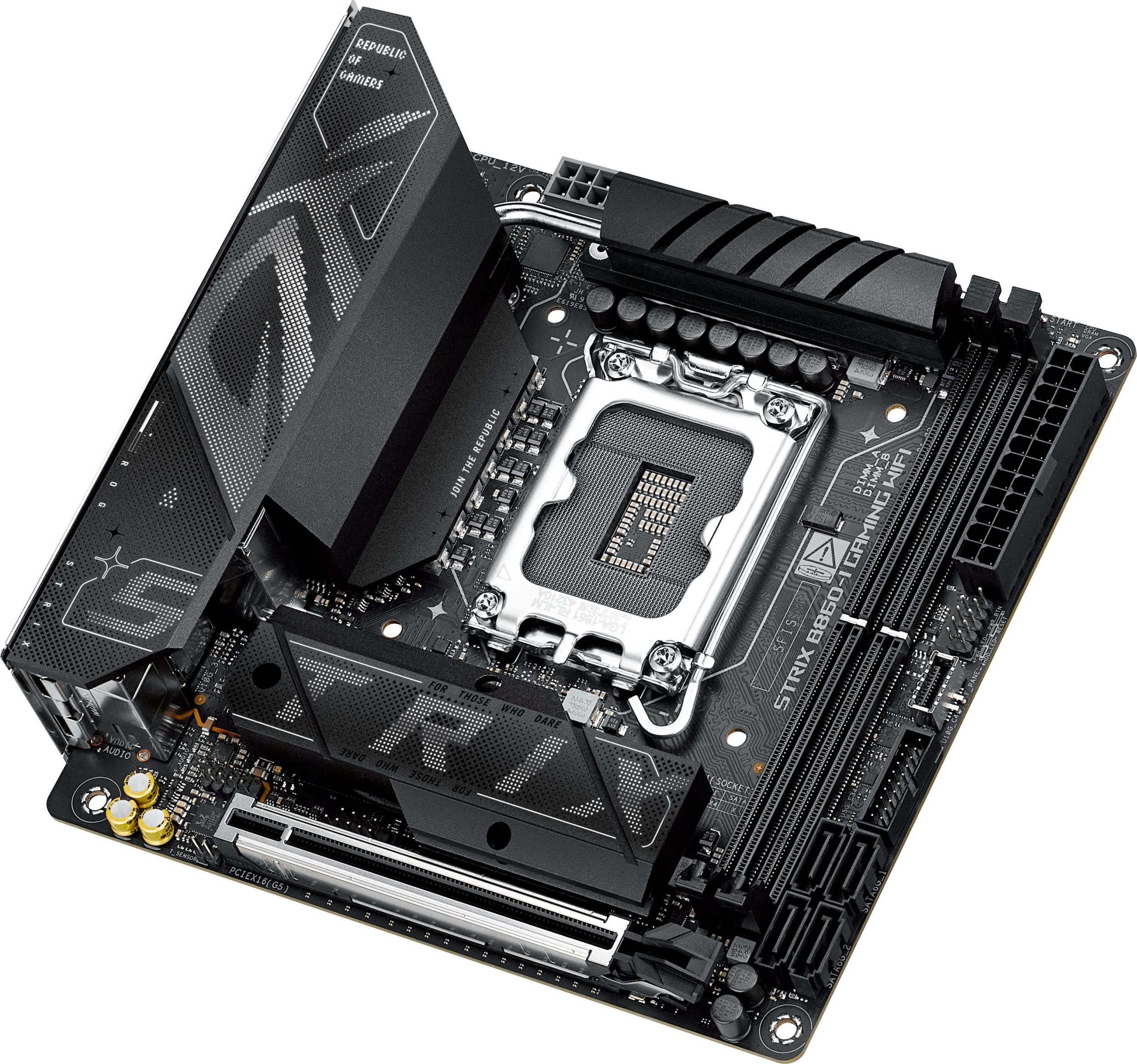 Motherboard ASUS ROG STRIX B860-I GAMING WIFI, Intel B860, Mini ITX, WiFi 7