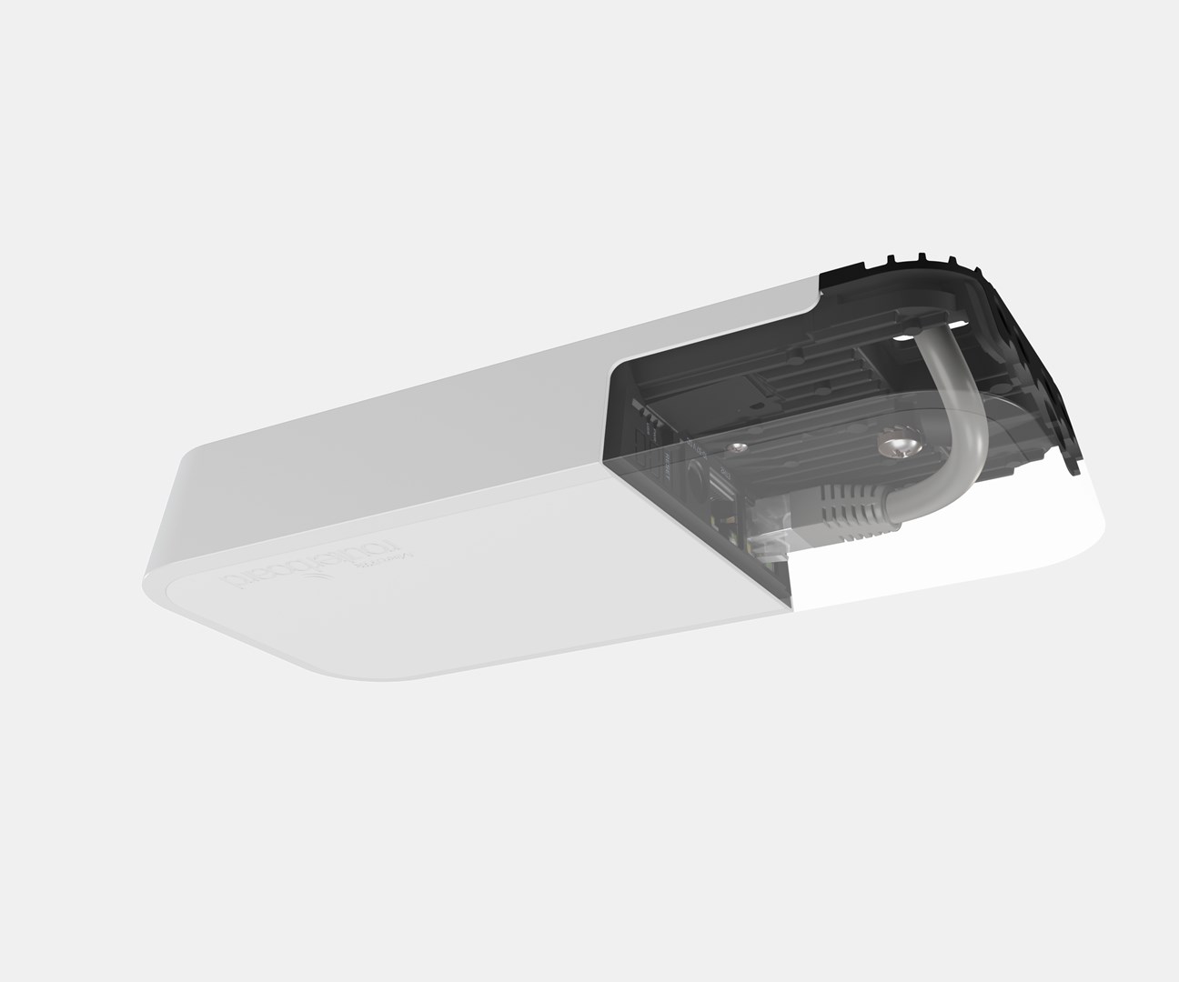 Router wireless Mikrotik wAP ax, Wi-Fi 6, Dual band 2.4/5 GHz, i bardhë