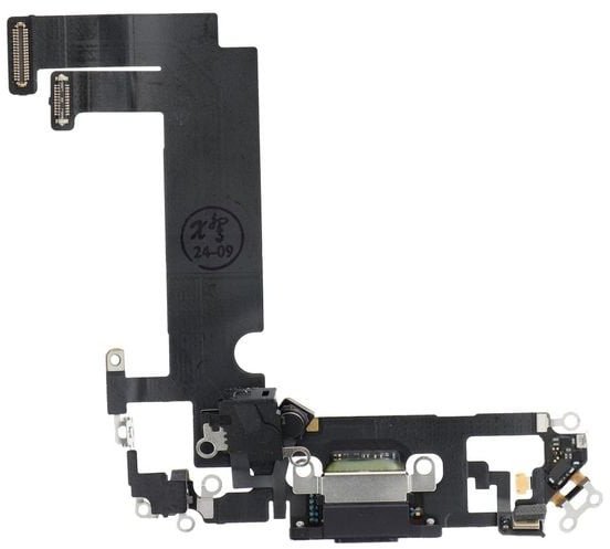 Pjesë këmbimi OEM për telefona Apple iPhone 12 Mini, flex kabllo karikimi USB, e zezë
