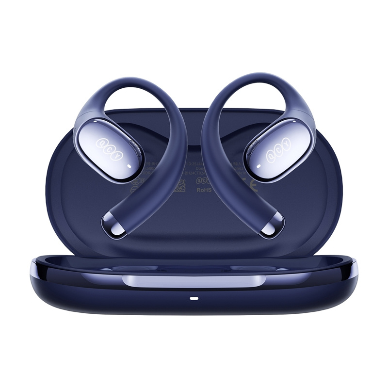 Kufje wireless QCY Crossky R70, True Wireless, ANC, blu
