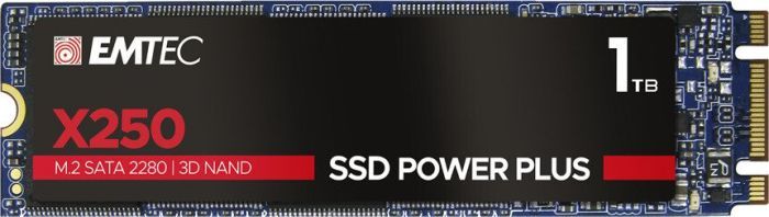 SSD Emtec X250, 1TB, M.2 2280 SATA III