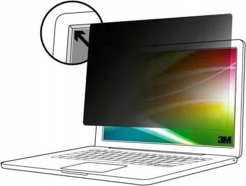 Filter privatësie 3M Bright Screen BP156W9B, 15.6", 16:9, i zi
