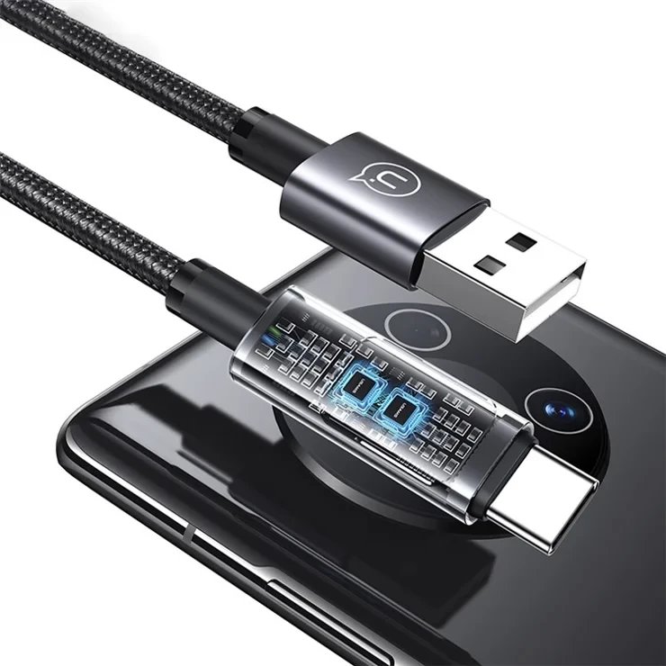 Kabllo USB Usams Sufeng Series US-SJ673, USB C në USB A, 66W 6A, 1.2m, ngjyrë tarnish