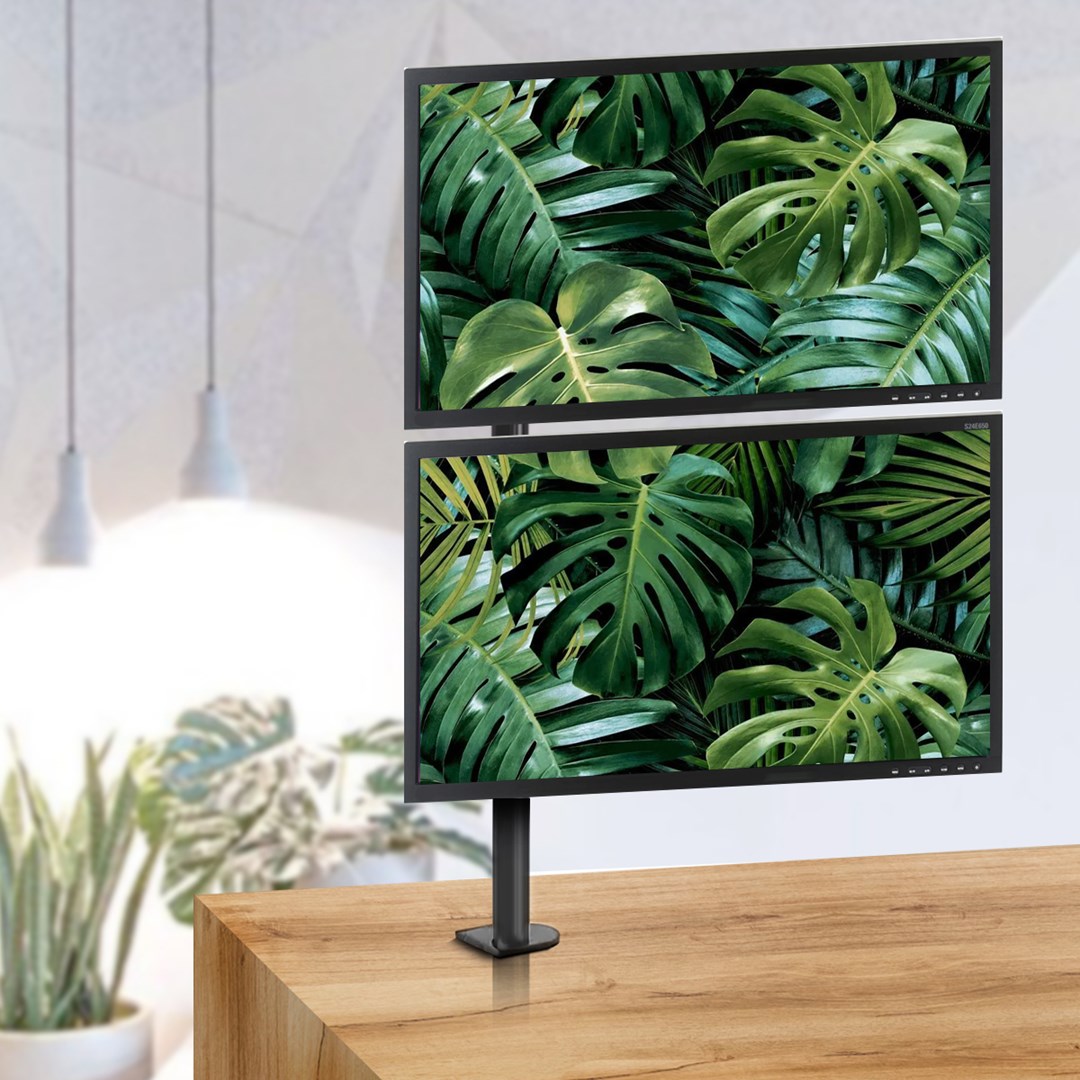 Mbajtëse monitori Maclean MC-966, 13-27", 9 kg, e zezë