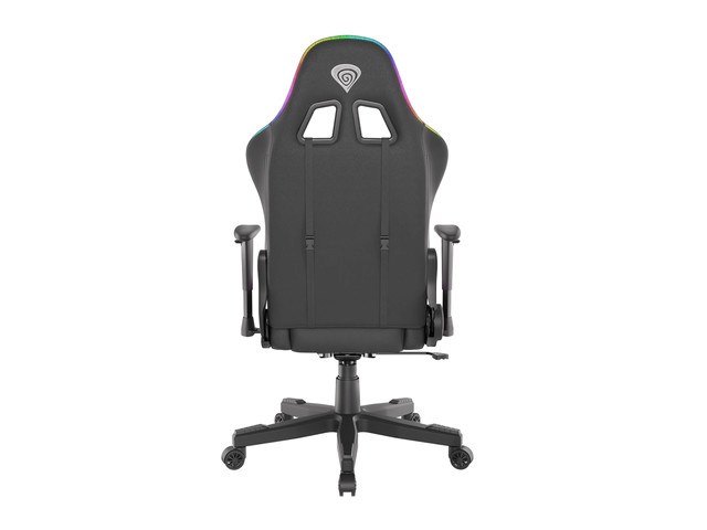 Karrige lojërash NATEC Genesis Trit 600 RGB, 150 kg, e zezë