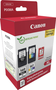 Сет бои за печатач Canon CRG PG-560XL CL-561XL, Photo Value Pack, висок учинок