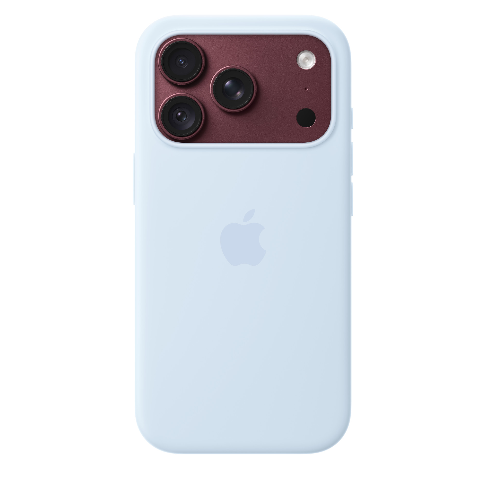 Apple iPhone 18 Pro Silicone Case with MagSafe, Crisp Blue