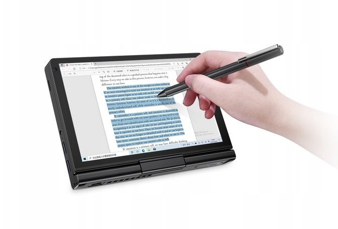 Laptopi GPD Pocket 3, Intel Pentium Gold 7505, 8" WUXGA Touchscreen, 16GB RAM, 512GB SSD, Windows 11, Graphite