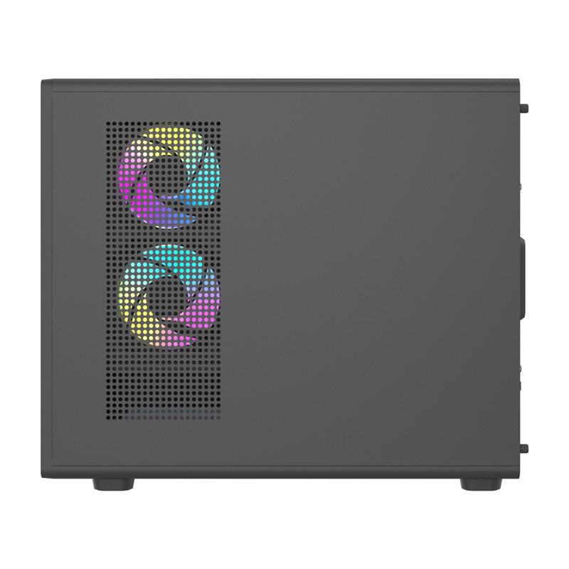Kuti kompjuteri DarkFlash DB460M, Big Tower M ATX, ARGB, e zezë
