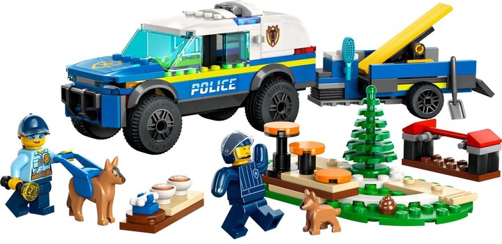 Set LEGO® City 60369 Mobile police dog training area, 197 pjesë
