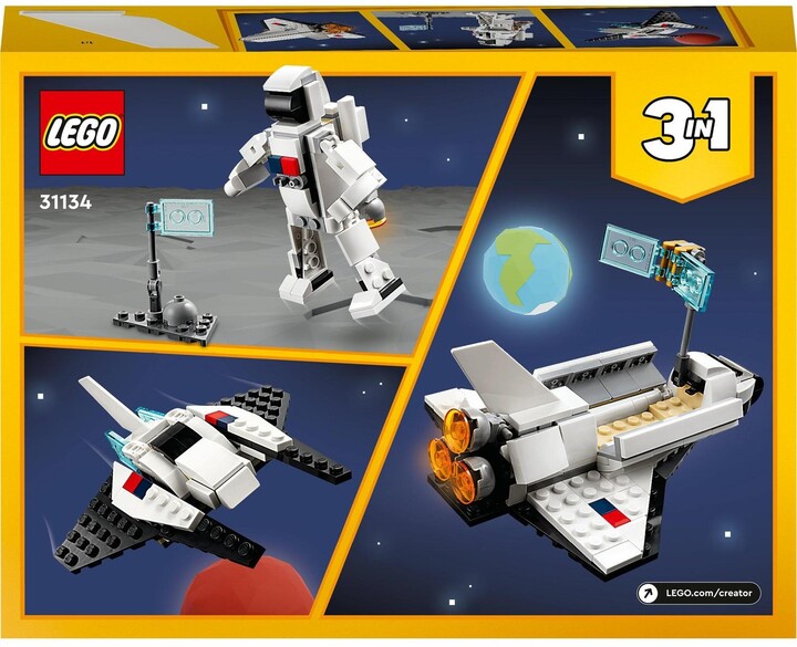 Set LEGO® Creator 31134 Space Shuttle, 144 pjesë