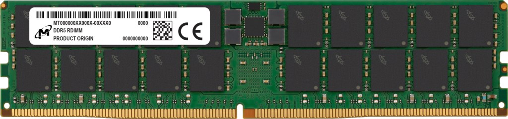 Memorie RAM Micron DDR5 RDIMM, 64GB, 4800MHz, CL40