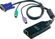 Kабел адаптер KVM ATEN KA7520, PS/2, модул CPU за KH Series, црн