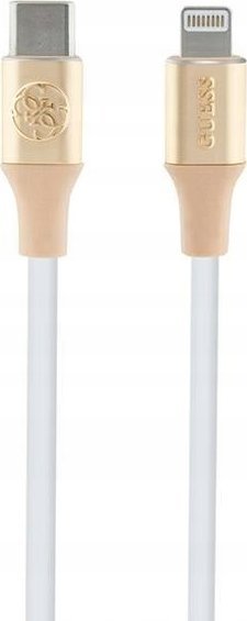 Kabllo karikimi Guess GUCLLALRGDD, USB C në Lightning, 1.5m, ngjyrë gold