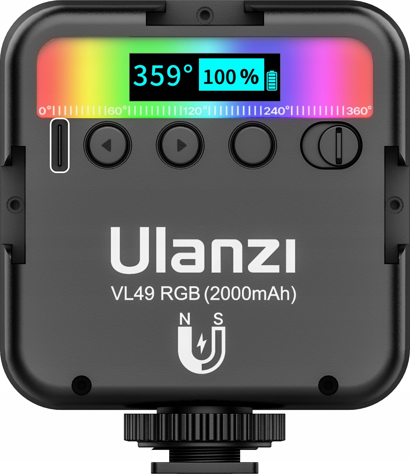 Llambë për fotografi / videografi Ulanzi VL49 RGB, 2000mAh