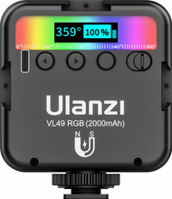 Llambë për fotografi / videografi Ulanzi VL49 RGB, 2000mAh