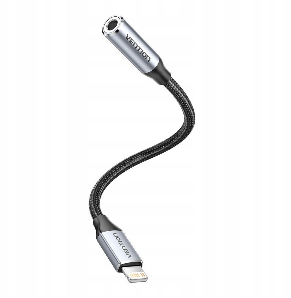 Adapter audio Vention BMBHA, Lightning në 3.5mm, 0.10m, i bardhë