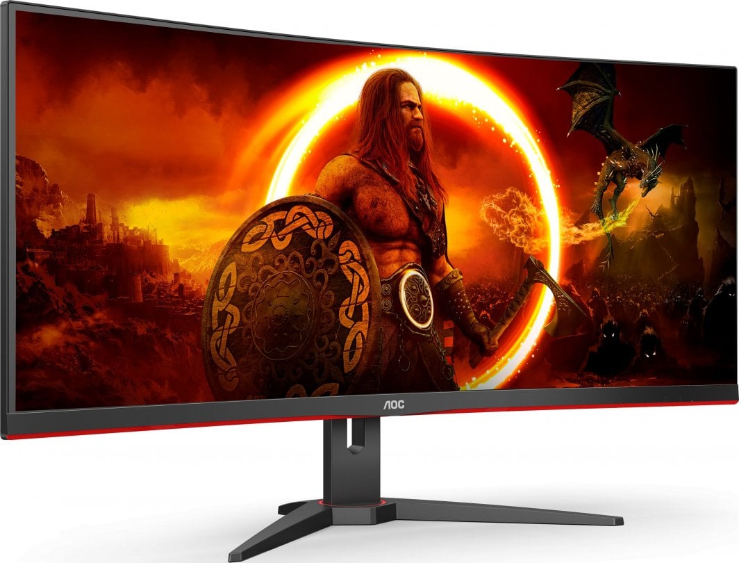 Monitor AOC CU34G2XE/BK, 34", 3440 x 1440 (UWQHD), i zi