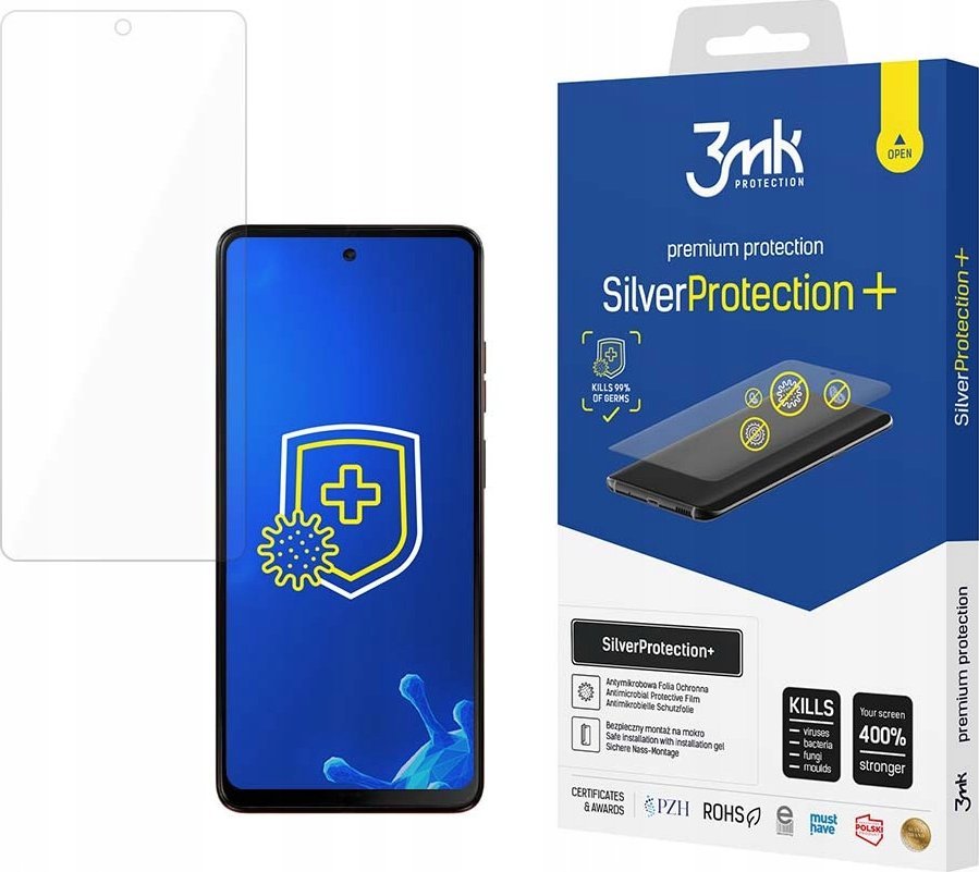 Folie mbrojtëse 3MK SilverProtection+, për Motorola Moto G24 Power, antimikrobiale, transparente