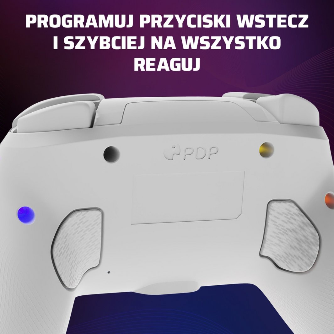 Kontroller PDP Afterglow Wave, wireless, i bardhë