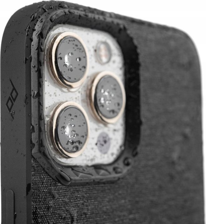 Kuti mbrojtëse Peak Design Everyday Fabric për iPhone 15, SlimLink magnetik, përputhshme me MagSafe, gri charcoal