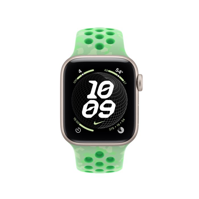 Apple Watch 40mm Green Spark Nike Sport Band, S/M
