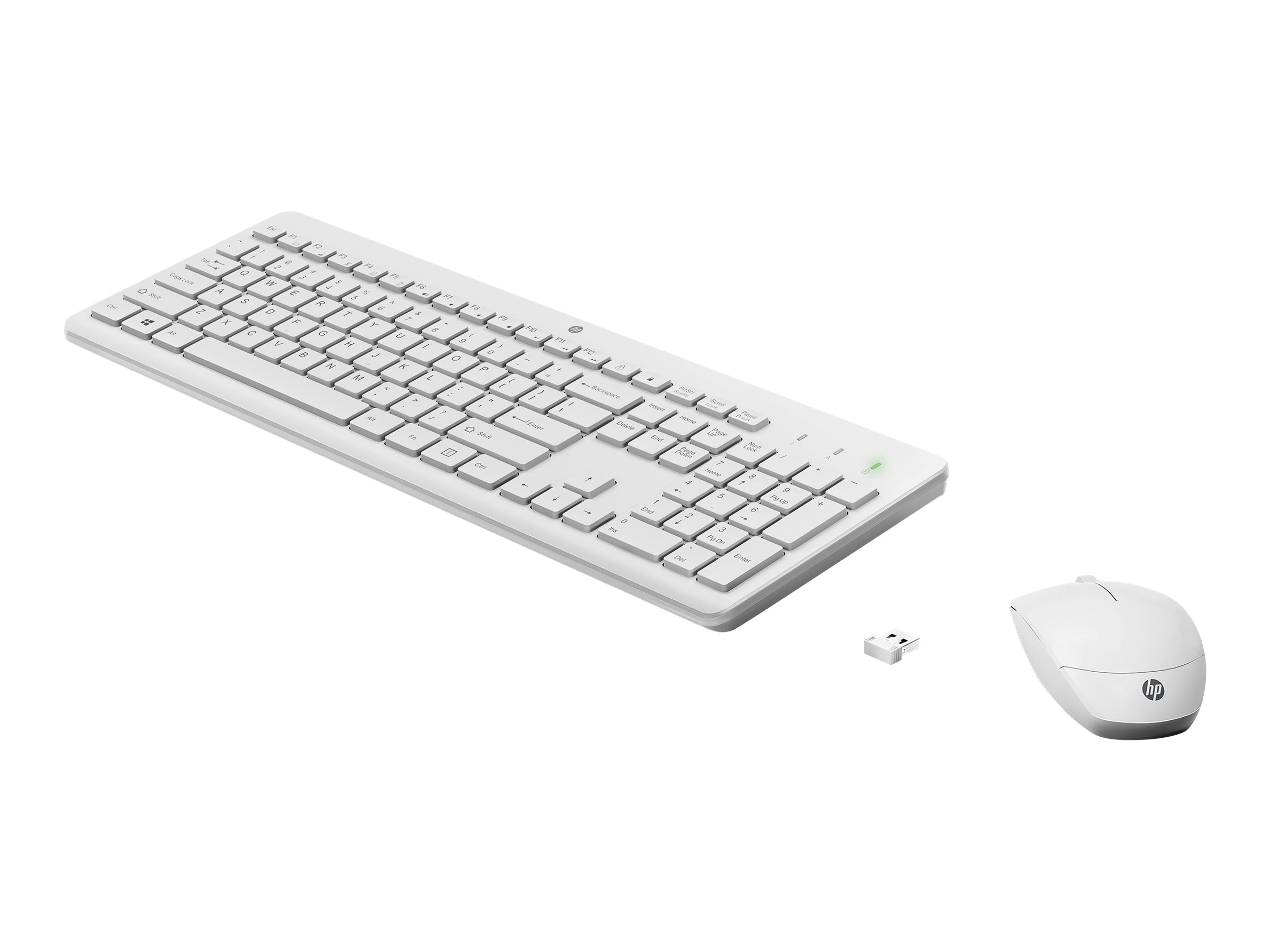 Set tastierë dhe maus HP Wireless, 230, i bardhë