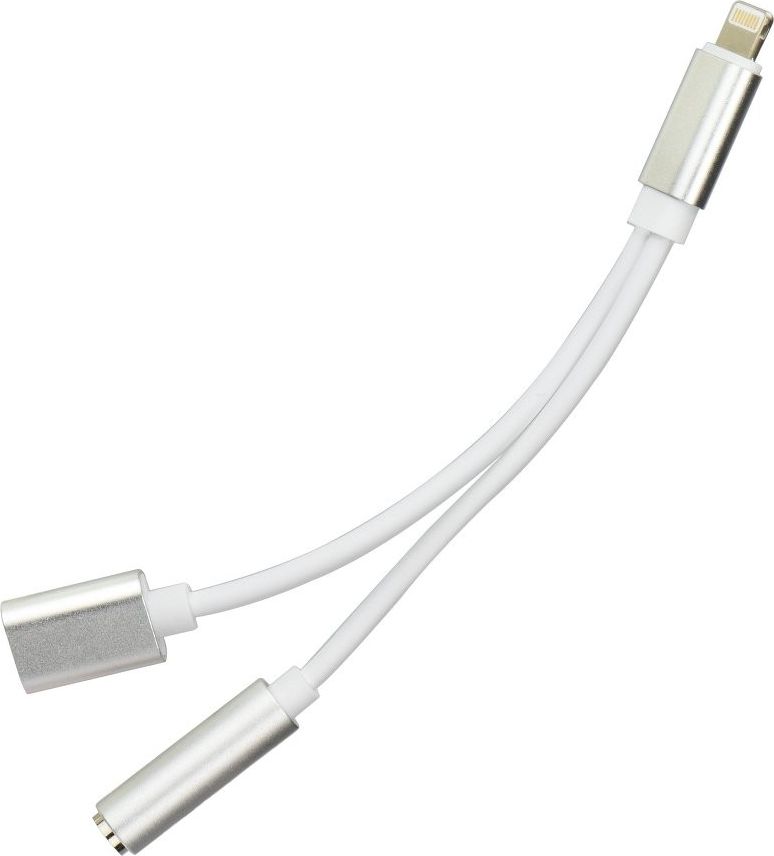 Adapter Lightning USB Partner Tele.com, 3.5mm dhe Lightning, silver