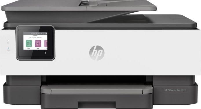 Printer HP OfficeJet Pro 8024 All-in-One, i bardhë / i hirtë