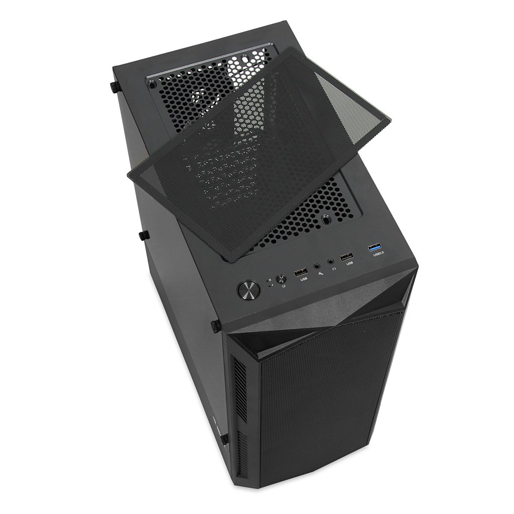 Kuti kompjuteri iBOX Lupus 27 OLU27, ATX, RGB, e zezë