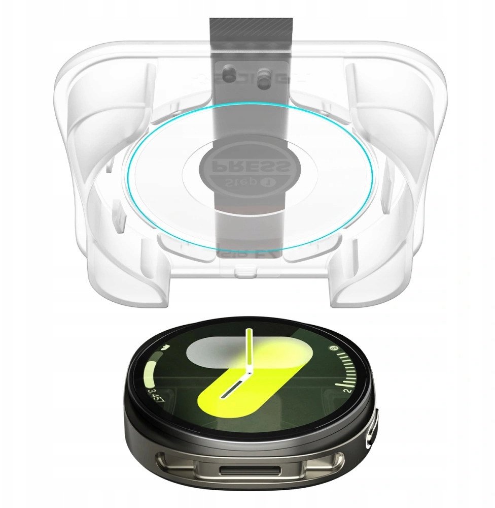 Mbrojtës ekrani Spigen GlasTR EZ FIT për Galaxy Watch 8 44mm, xham i temperuar, set 2 copë, transparent
