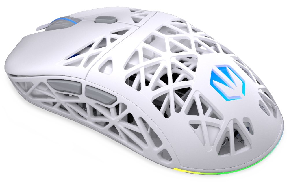 Maus gaming Endorfy LIV Wireless Onyx White, i bardhë