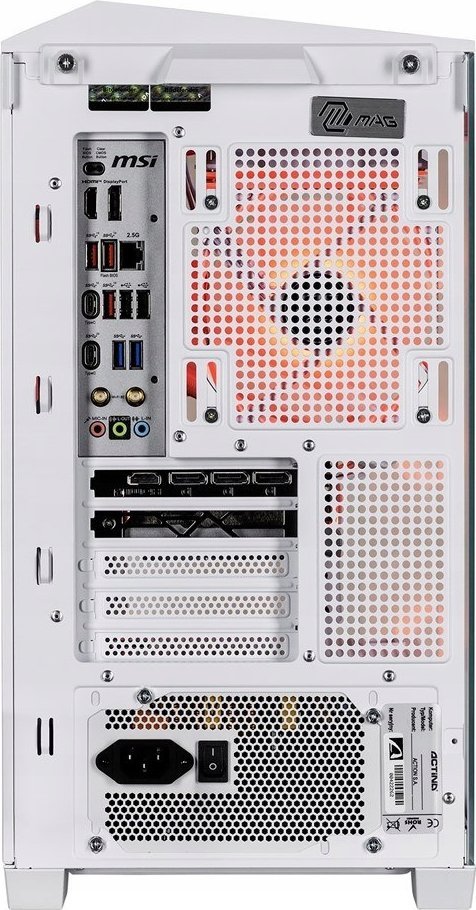 Kompjuter gaming Actina Ryzen 7 7800X3D, 32GB DDR5, RTX 4070 Ti Super, 1TB SSD, i bardhë
