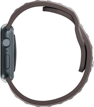 Rrip silikoni 3mk për Apple Watch, 38/40/41 mm, kafe