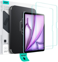 Заштитно стакло ESR UltraFit за iPad Air 11" 6-та и 7-ма генерација, 2 парчиња, проѕирно калено стакло