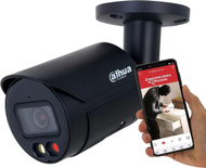 Kamerë IP Dahua IPC-HFW2449S-S-IL-0280B WizSense, 4 Mpx, lentë 2.8 mm, e zezë