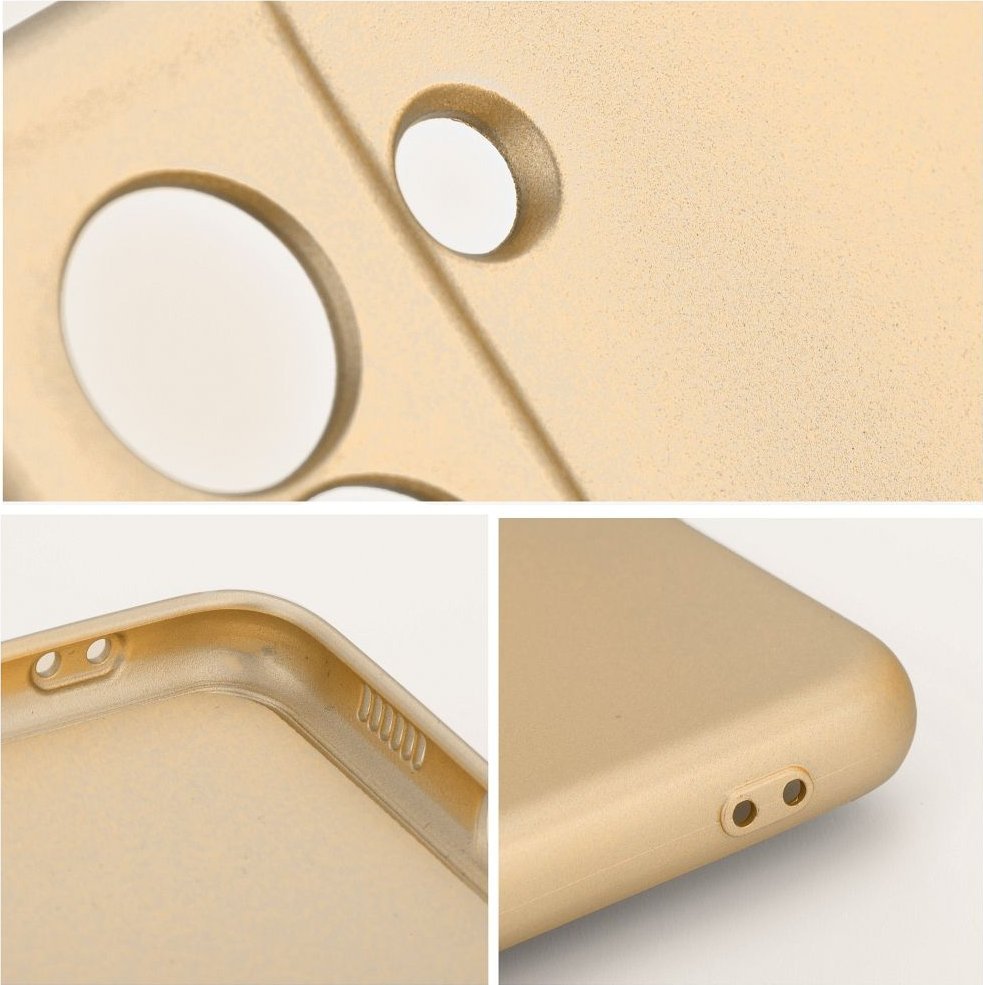 Mbulesë telefoni OEM Metallic për Samsung A14 5G A14 4G, metalike, ngjyrë ari