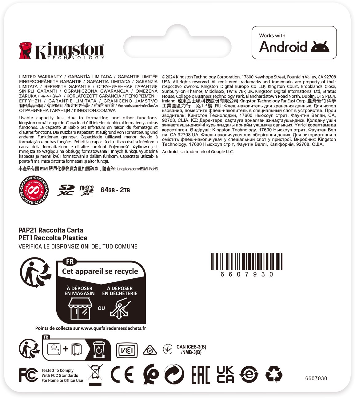 Kartë memorie Kingston Canvas Select Plus Gen3, 512GB, 150MB/s, SDXC