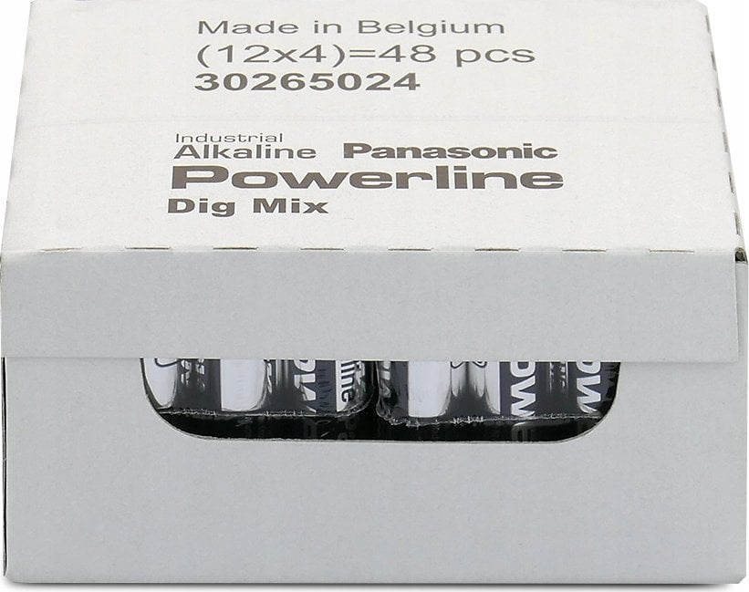 Bateri alkaline Panasonic Powerline AAA, LR03, paketim 48 copë