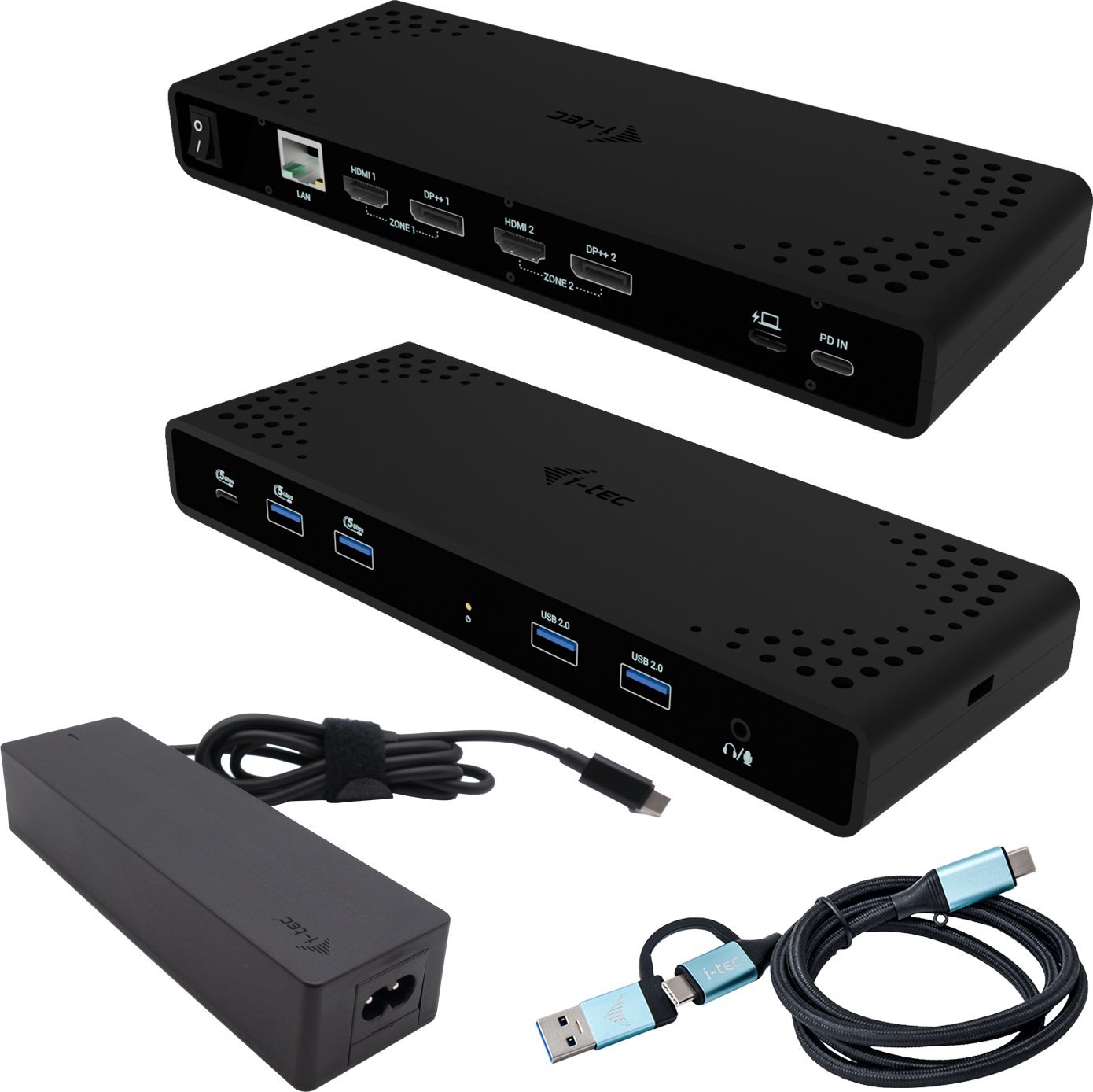 Docking station I-tec Universal Dual 4K, Power Delivery 85W, i zi