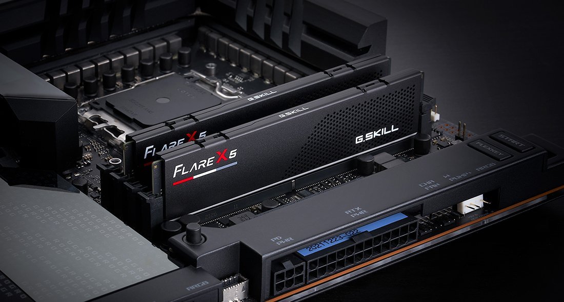 Memorie RAM G.Skill Flare X5 64GB, DDR5 5200MHz, 2x32GB, e zezë