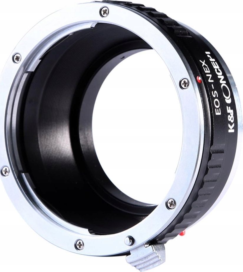 Adapter objektivi K&amp;F Concept KF06.069 për Canon EF në Sony E NEX, fokus manual, metalik