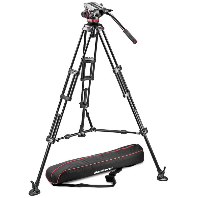 Tripod Manfrotto 502A Video me pllakatë lëvizëse