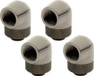 Fitting për ftohje uji XSPC 90° Rotary V2, G1/4 mashkull femër, set 4 copë, bronzi