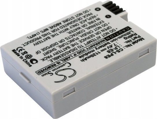 Bateri kamerë Cameron Sino CS-LPE8, Li-ion, 1200mAh, gri