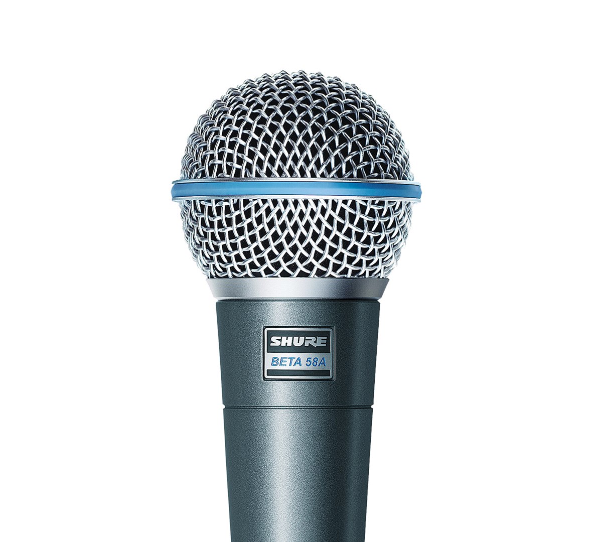 Mikrofon dinamik Shure Beta 58A, dorak, për vokal, gri